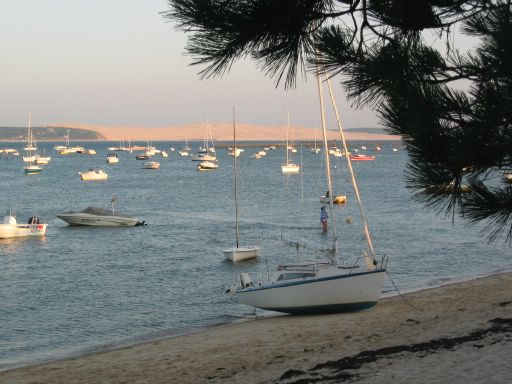 dune pilat au soir